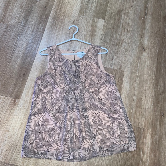 Pink & Black patterned blouse flowing dress-shirt - Picture 1 of 1